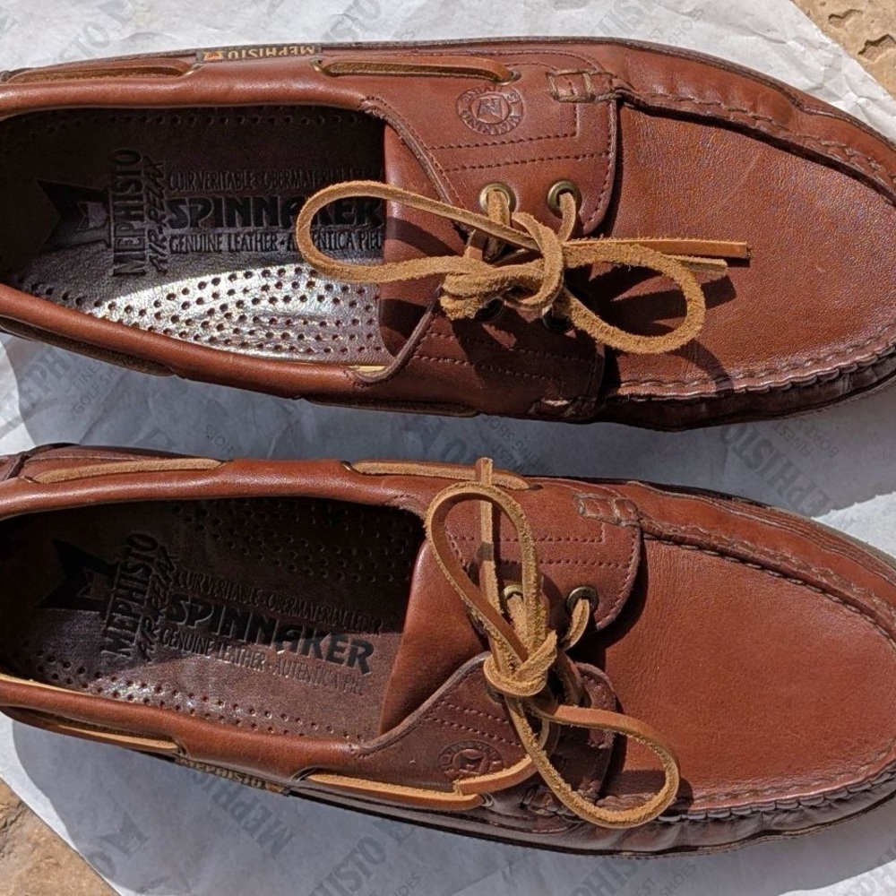 Mephisto Mens Hurrikan Brown Leather NWOT